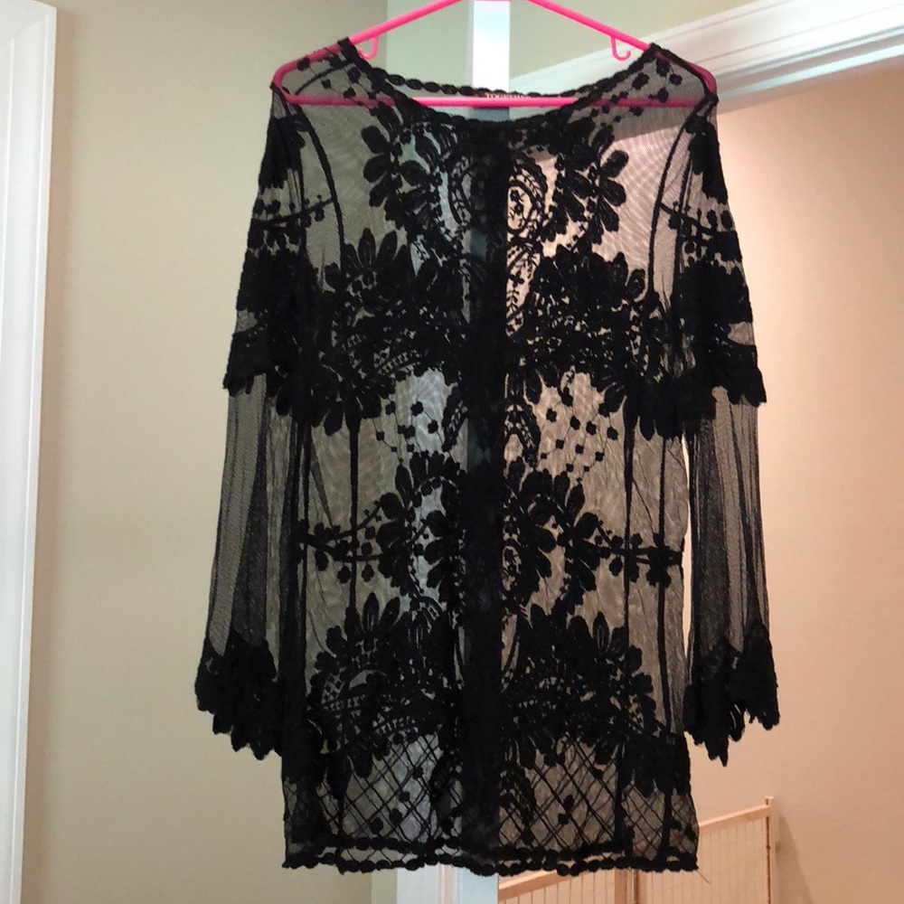 Black Lace Top